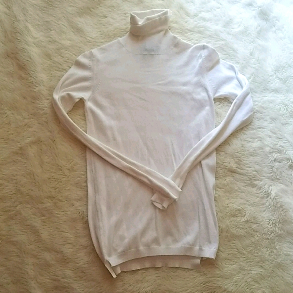 White turtleneck